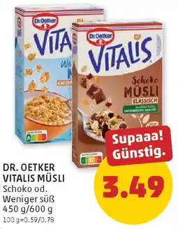 PENNY Dr. Oetker Vitalis Müsli Angebot
