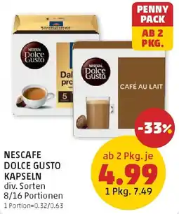 PENNY Nescafe Dolce Gusto Kapseln Angebot
