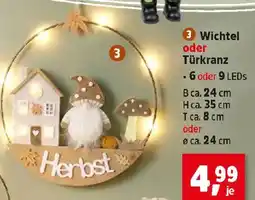 Thomas Philipps LED Herbstdeko Wichtel oder Türkranz Angebot