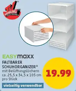 PENNY Easymaxx Faltbarer Schuhorganizer Angebot
