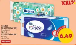 PENNY Regina Toilettenpapier* Softis Toilettenpapier* Angebot