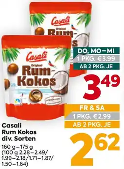 Billa Casali Rum Kokos Angebot