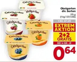 Billa Obstgarten Angebot