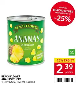 Transgourmet Beach Flower Ananasstücke Angebot