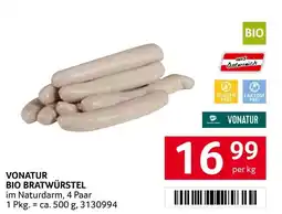 Transgourmet Vonatur Bio Bratwürstel Angebot