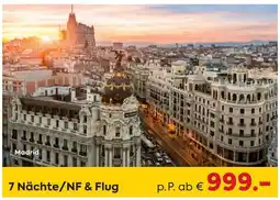 Billa Reisen Madrid Angebot