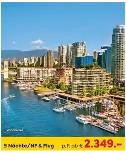 Billa Reisen Vancouver Angebot