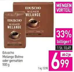 Sutterlüty Eduscho Melange Bohnen oder gemahlen Angebot