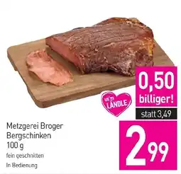 Sutterlüty Metzgerei Broger Bergschinken Angebot