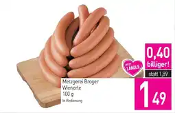 Sutterlüty Metzgerei Broger Wienerle Angebot