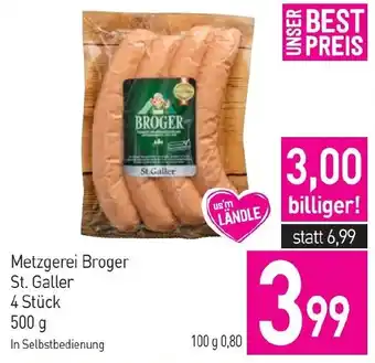 Sutterlüty Metzgerei Broger St. Galler Angebot