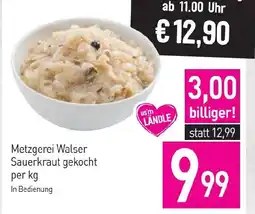 Sutterlüty Metzgerei Walser Sauerkraut gekocht Angebot