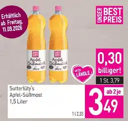 Sutterlüty Sutterlüty's Apfel-Süßmost Angebot