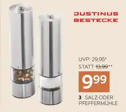 XXXLutz Justinus bestecke salz-oder pfeffermühle Angebot
