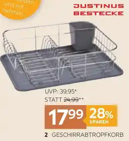 XXXLutz Justinus Bestecke Geschirrabtropfkorb Angebot