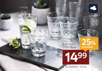 Leonardo gläserset, 12tlg.
