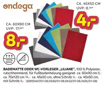 Badematte oder WC-Vorleger „Liliane“