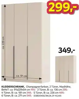Möbelix Drehtürenschrank Alabama Angebot