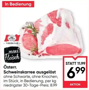Maximarkt maxi.Fleisch Österr. Schweinskarree Angebot
