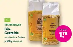 Denn's Biomarkt Nestelberger Bio-Getreide Angebot