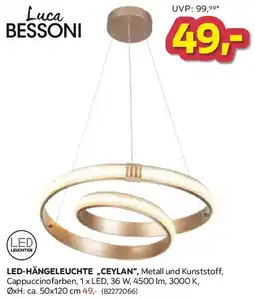 Möbelix Luca Bessoni LED-Hängeleuchte Ceylan Angebot