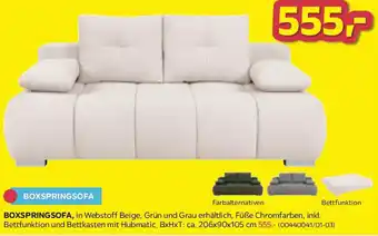 Möbelix Luca Bessoni Boxspringsofa Angebot