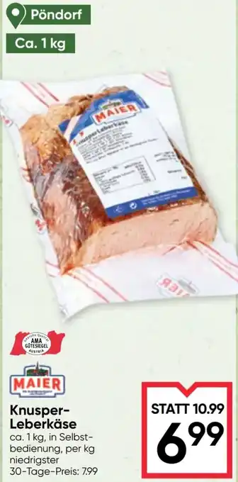Maximarkt Maier Knusper-Leberkäse Angebot