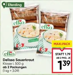 Maximarkt Delissa Sauerkraut Angebot