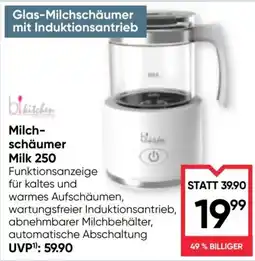 Maximarkt bi kitchen Milchschäumer Milk 250 Angebot