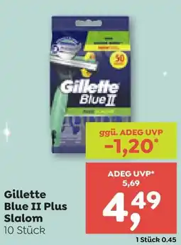 ADEG Gillette Blue II Plus Slalom Angebot