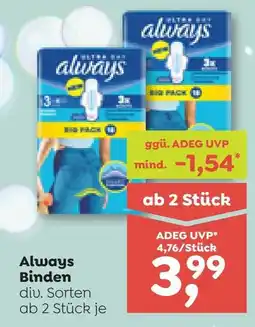 ADEG Always Binden Angebot