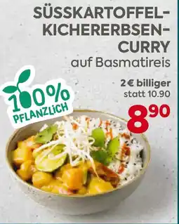 Billa Süsskartoffel-Kichererbsen-Curry auf Basmatireis Angebot