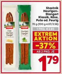Billa Stastnik Heurigen-Stangerl Angebot