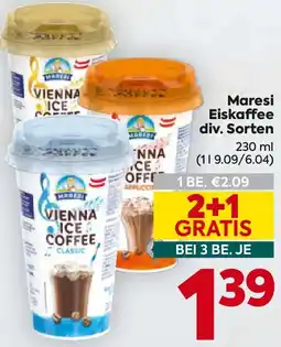 Billa Maresi Vienna Ice Coffee Angebot