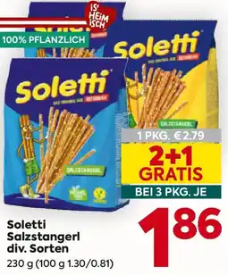 Billa Soletti Salzstangerl Angebot