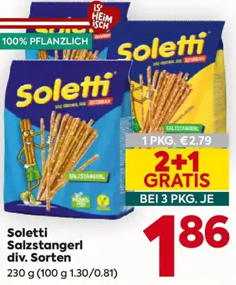 Billa Soletti Salzstangerl Angebot