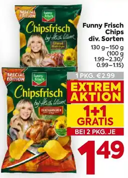 Billa Funny Frisch Chips Angebot