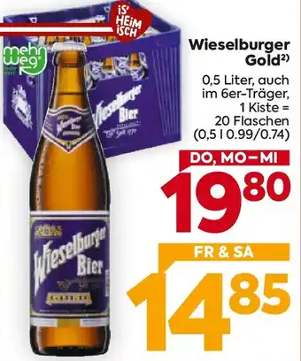 Billa Wieselburger Bier Gold Angebot