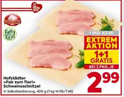 Billa Hofstädter »Fair zum Tier!« Schweinsschnitzel Angebot