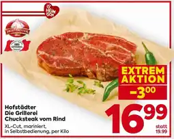 Billa Hofstädter Die Grillerei Chucksteak vom Rind Angebot