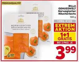Billa Billa Genusswelt Norwegischer Räucherlachs Angebot