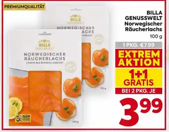 Billa Billa Genusswelt Norwegischer Räucherlachs Angebot