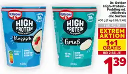 Billa Dr. Oetker High Protein Pudding Angebot