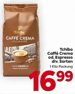 Billa Tchibo Caffè Crema Angebot