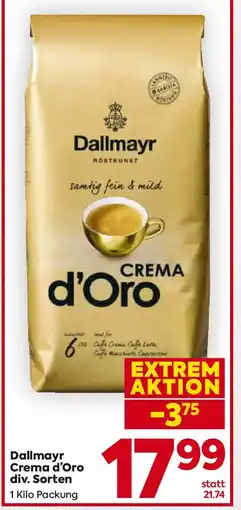 Billa Dallmayr Crema d'Oro Angebot