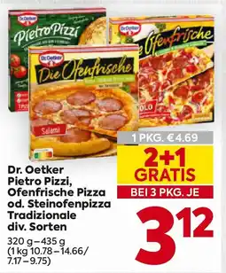 Billa Dr. Oetker Ofenfrische Pizza Angebot