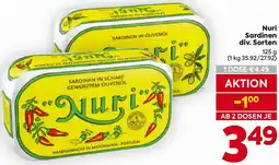 Billa Nuri Sardinen Angebot