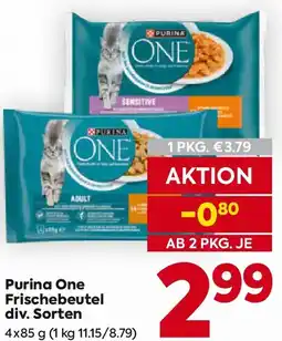 Billa Purina One Frischebeutel Angebot