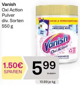 Bipa Vanish Oxi Action Pulver Angebot