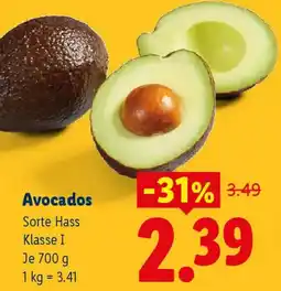 Lidl Avocados Sorte Hass Klasse I Angebot
